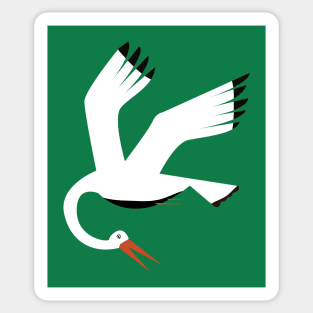 Crane bird Sticker